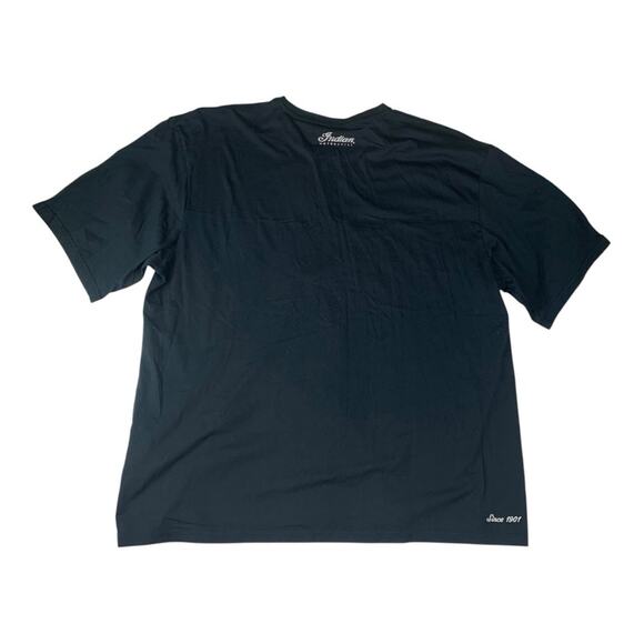 Indian Motorcycle mens 3x new chief headdress short sleeve Black Graphic Tee - Picture 2 of 13